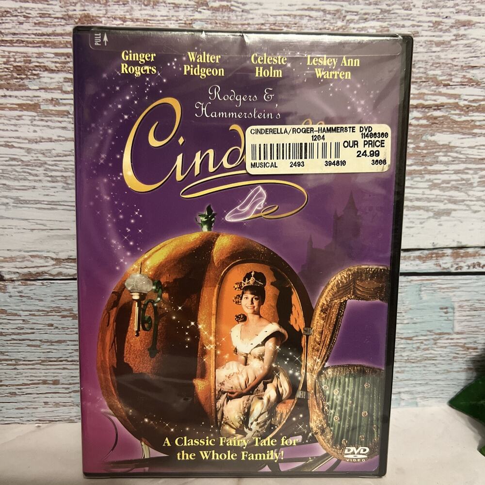 Rodgers & Hammerstein's Cinderella Ginger Rogers Classic Fairy Tale Family DVD